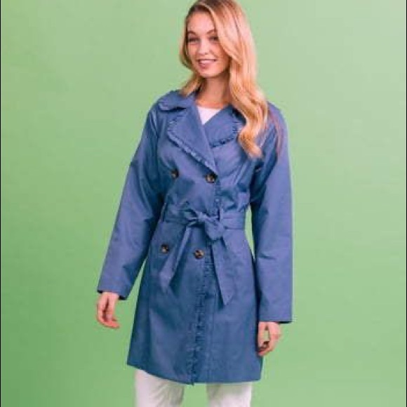 Gal Meets Glam Trench Coat - Picture 1 of 2